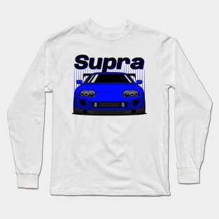 JDM Blue Supra Long Sleeve T-Shirt